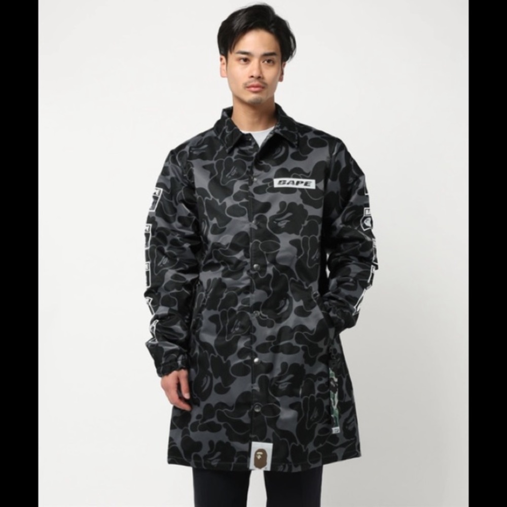 Bape Long Coach Jacket